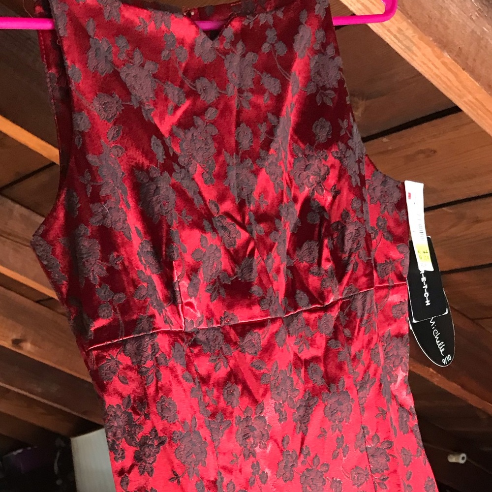 Girl NWT Formal Red & Black Dress 9/10
